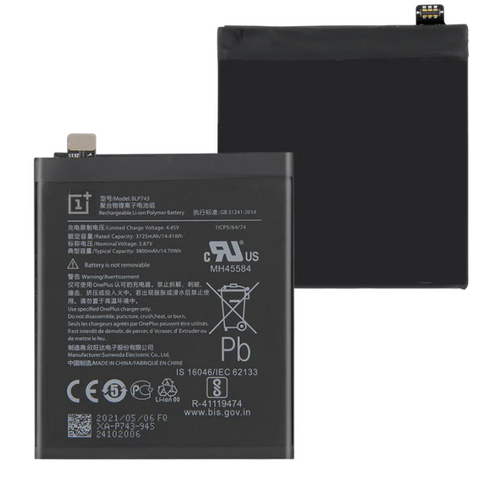One Plus 7T/1+7T Replacement Battery (BLP743)