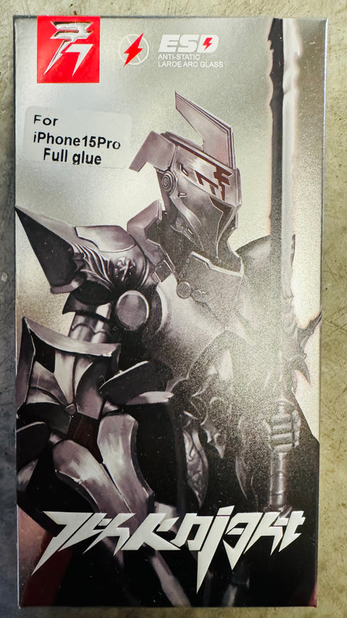 Premium 9D Tempered Glass For iPhone 15 Pro (10 per pack)