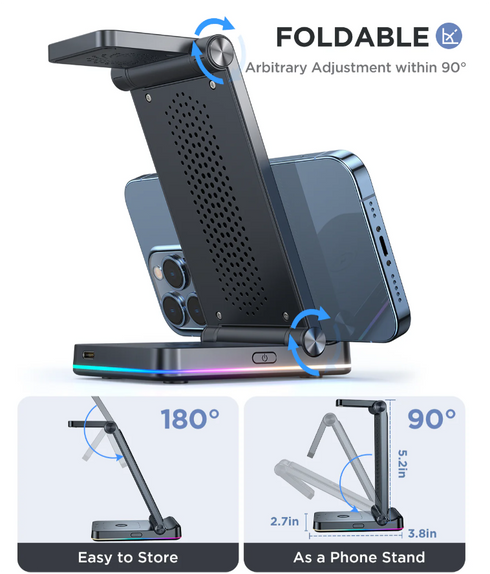 Joyroom 3-in-1 Foldable Wireless Charging Station