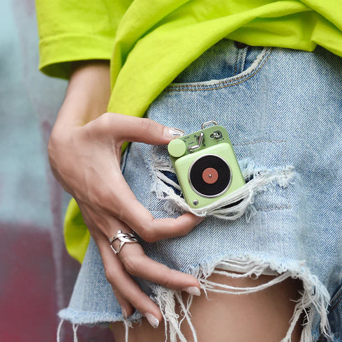MUZEN Button Mini Portable Wireless Bluetooth Speaker-Green