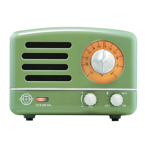 MUZEN OTR Metal Portable FM Radio Bluetooth Speaker-Green