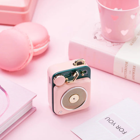 MUZEN Button Mini Portable Wireless Bluetooth Speaker-Candy Pink