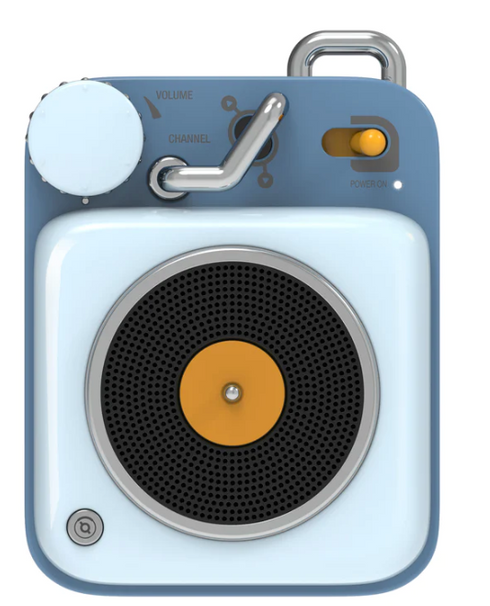 MUZEN Button Mini Portable Wireless Bluetooth Speaker-Berry Blue