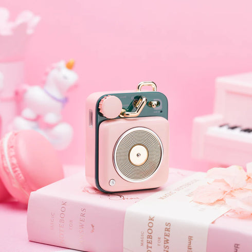 MUZEN Button Mini Portable Wireless Bluetooth Speaker-Candy Pink