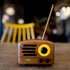 MUZEN OTR Portable Retro FM Radio Bluetooth Speaker-Walnutwood