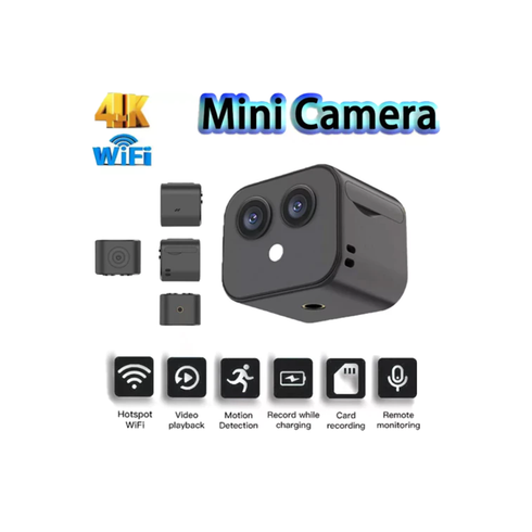 WiFi 4K Mini Tiny Cam Wireless Security Camera