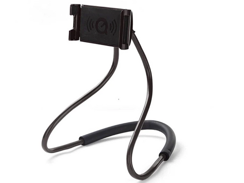 Universal Hands Free Neck Car Stand Mount Holder For Phone and Small-size Tablet