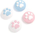 New Colour GeekShare 4PCS Silicone Cat Paw JoyCon Thumb Grip Set Joystick Caps Compatible with Switch / OLED / Switch Lite (Pink-Blue)