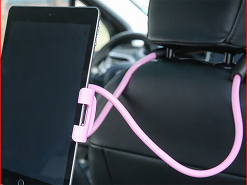 Universal Hands Free Neck Car Stand Mount Holder For Phone and Small-size Tablet