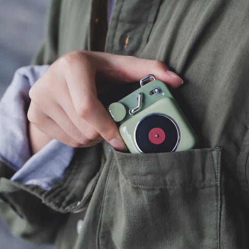 MUZEN Button Mini Portable Wireless Bluetooth Speaker-Green