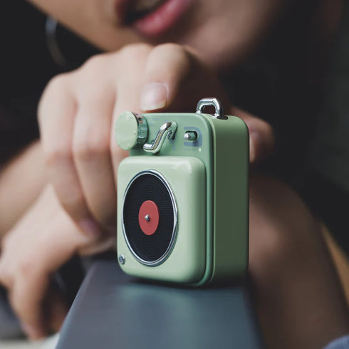 MUZEN Button Mini Portable Wireless Bluetooth Speaker-Green