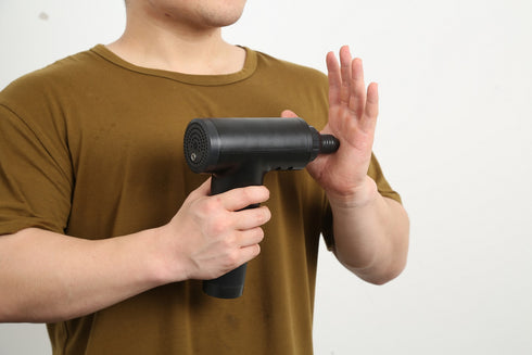 6 Speed Massage Gun 4 Heads Muscle Massage Chargeable Handheld Deep Tissue