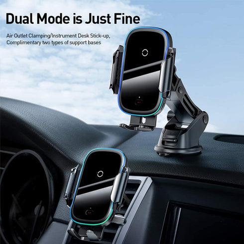Baseus 15W QI Car Cradle Mount Charging