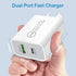 20W PD+QC 3.0 Fast Charger Wall Adapter