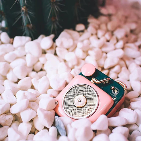 MUZEN Button Mini Portable Wireless Bluetooth Speaker-Candy Pink
