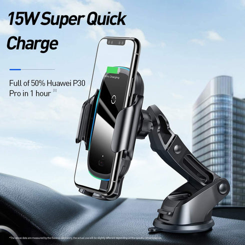 Baseus 15W QI Car Cradle Mount Charging
