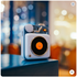 MUZEN Button Mini Portable Wireless Bluetooth Speaker-Berry Blue
