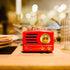 MUZEN OTR Metal Portable FM Radio Bluetooth Speaker-Red