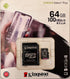 Kingston 64GB Micro SD Card w/ SD Adaptor