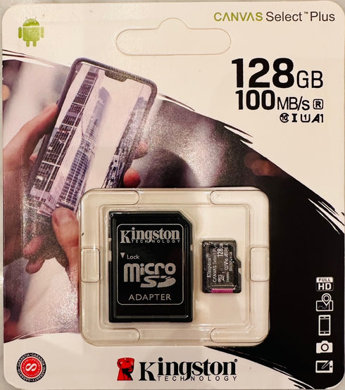 128GB Micro SD Card w/ SD Adaptor