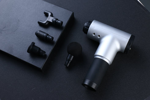 6 Speed Massage Gun 4 Heads Muscle Massage Chargeable Handheld Deep Tissue