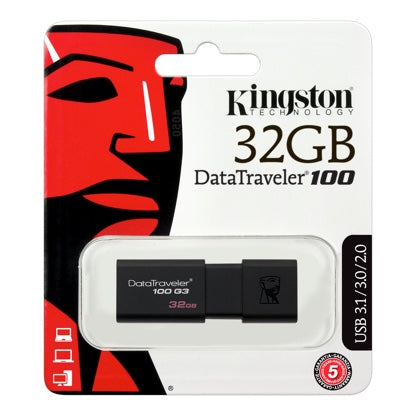 Kingston 32GB USB Thumb Drive USB3.1/3.0/2.0
