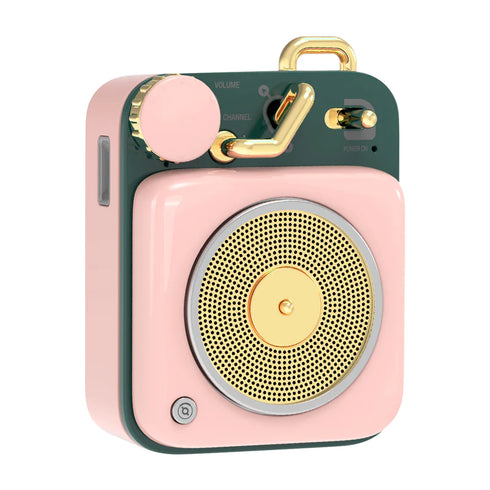 MUZEN Button Mini Portable Wireless Bluetooth Speaker-Candy Pink