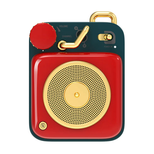 MUZEN Button Mini Portable Wireless Bluetooth Speaker-Scarlet Red