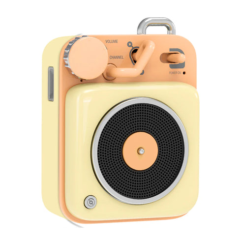 MUZEN Button Mini Portable Wireless Bluetooth Speaker-Cantaloupe Yellow