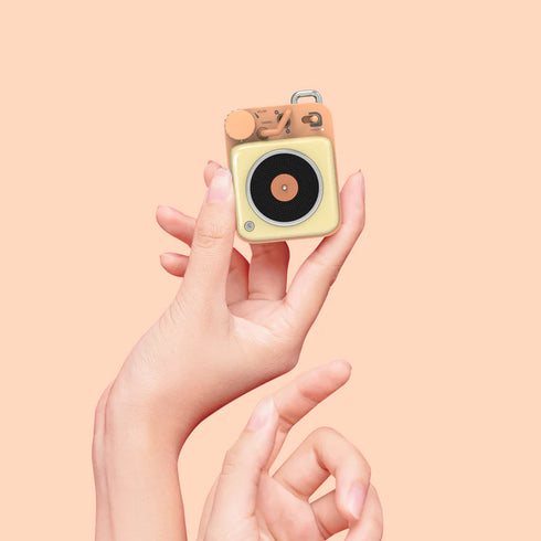 MUZEN Button Mini Portable Wireless Bluetooth Speaker-Cantaloupe Yellow