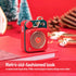 MUZEN Button Mini Portable Wireless Bluetooth Speaker-Scarlet Red
