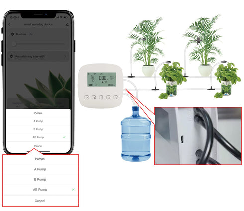 WiFi Tuya Smart Home Sprinkler Timer Charging