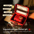 MUZEN OTR Metal Portable FM Radio Bluetooth Speaker-Red