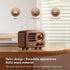MUZEN OTR Portable Retro FM Radio Bluetooth Speaker-Walnutwood