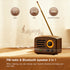 MUZEN OTR Portable Retro FM Radio Bluetooth Speaker-Walnutwood