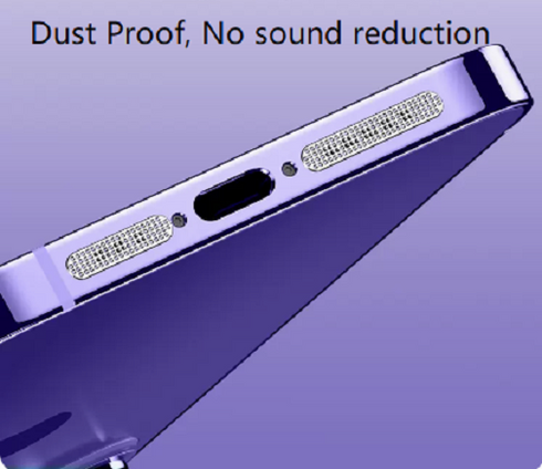 Speaker Dustproof Moisture Net Stickers For iPhone 6/6s/7/7+/8/8+/X/Xs/11/12/13/14 Mini Plus Pro Max 4Pack