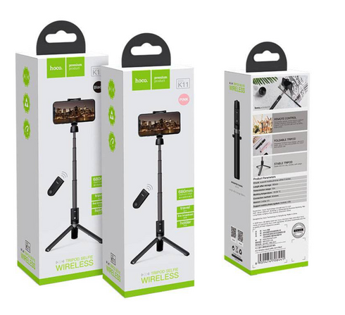 Hoco Wireless Tripod Selfie Stick (K11)